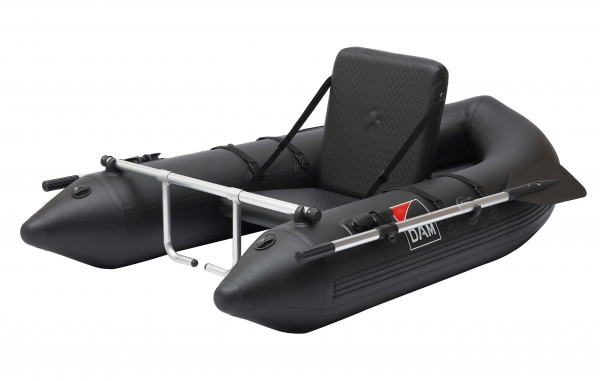 DAM BELLY BOAT WITH OARS & FOOT RESTS 180CM