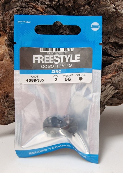 Spro Freestyle QC Bottom Jigs Black 5g 7g 10g Zinc