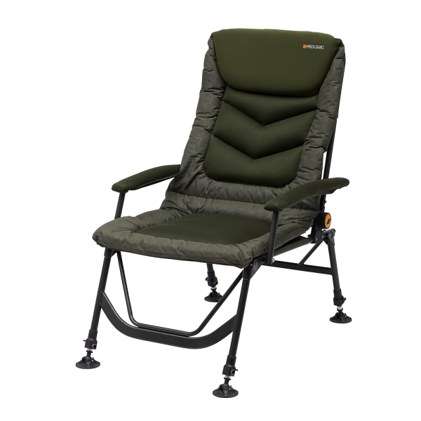Prologic Inspire Daddy Long Recliner Chair With Armrests 140kg Angelstuhl