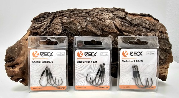 Zeck Chebu Hook 1/0 3/0 4/0 Einzelhaken Cheburashka Haken