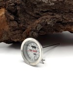 Saenger Grillthermometer mit Garpunktanzeige Edelstahl