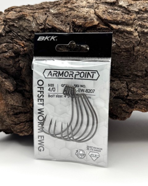 BKK Armorpoint Offset Worm EWG Haken #2 bis #4/0
