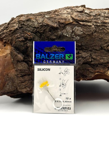 Balzer Siliconstopper L Ø 0,25-0,40mm Schnurstopper
