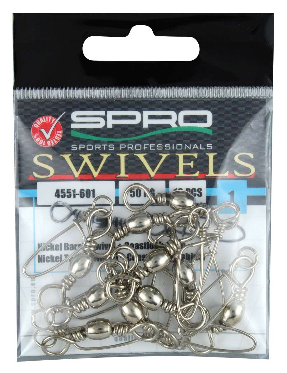 Spro Barrel Swivel+Coastlock Snap 5 Größen Der Angler