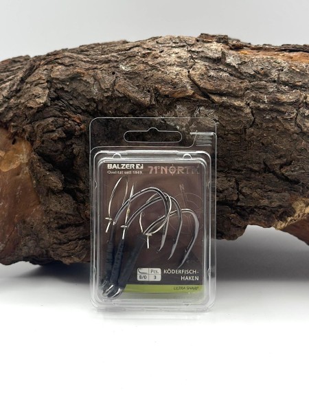 Balzer Edition 71° NORTH Köderfischhaken Gr. 6/0 8/0 10/0
