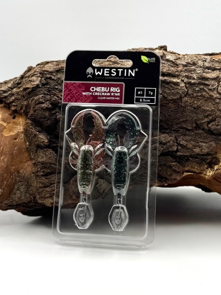 Westin Chebu Rig CreCraw R’N R 6,5cm 7g Dark Water & Clear Water Mix