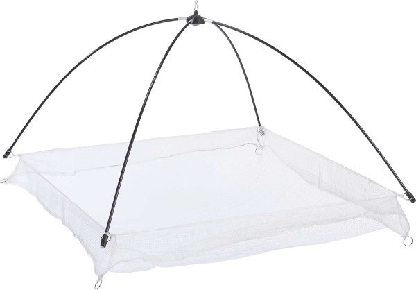 Balzer Senke Glasfibergestänge und seitlichem Fluchtschutz 1x1m Senknetz 8mm