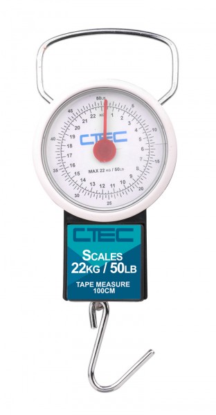 Spro C-Tec Waage mit Bandmaß 22kg / 50lb Scales
