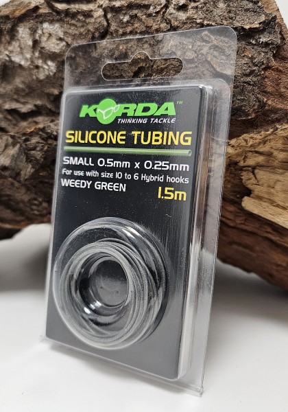 Korda Silicone Tube 0,50mm Green 0,5mm x 0,25mm 1,5m