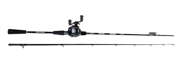 Spro Power Catcher Baitcast Combo 2,10m 40g + 150m 0,18mm 10kg 4-Fach geflochtene Schnur