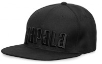 Rapala Black Flat Brim Cap Schwarz mit 3D-Logo-Stickerei %SALE%