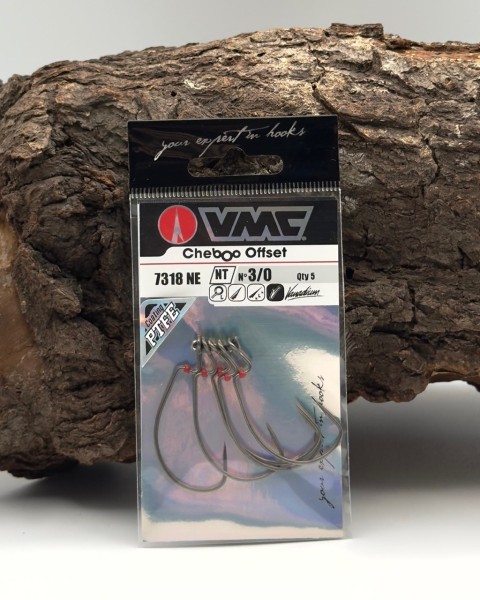 VMC Cheboo Offset 7318NE PTFE Cheburashka Haken 4 2 1 1/0 2/0 3/0