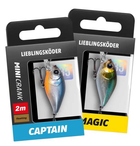 Lieblingsköder Mini Crank 2m Wobbler 35mm 3,8g Floating 16 Farben