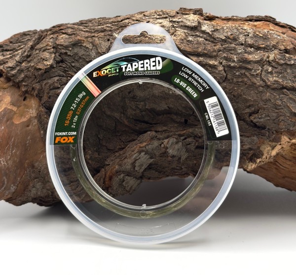 Fox Exocet Pro Tapered Leader x3 a 12m 16-35lb 0,37-,57mm