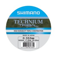 Shimano Technium Tribal A Mono 0.355mm 11.5kg 25,30Lb 5000m Camou
