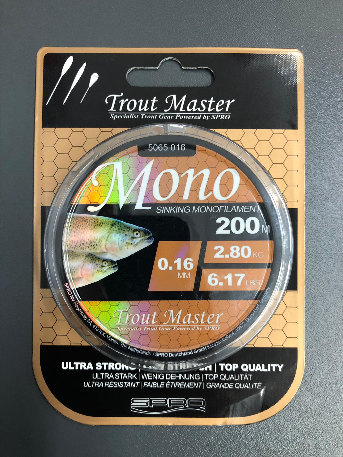 Spro Trout Master Mono Ultra High Performance Schnur 200m