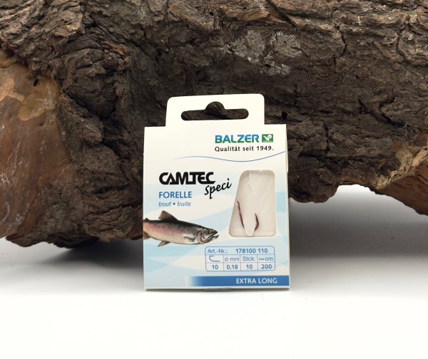Balzer Camtec Speci Forelle/Sbiro Rot 200cm Gr. 4 6 8 10 12