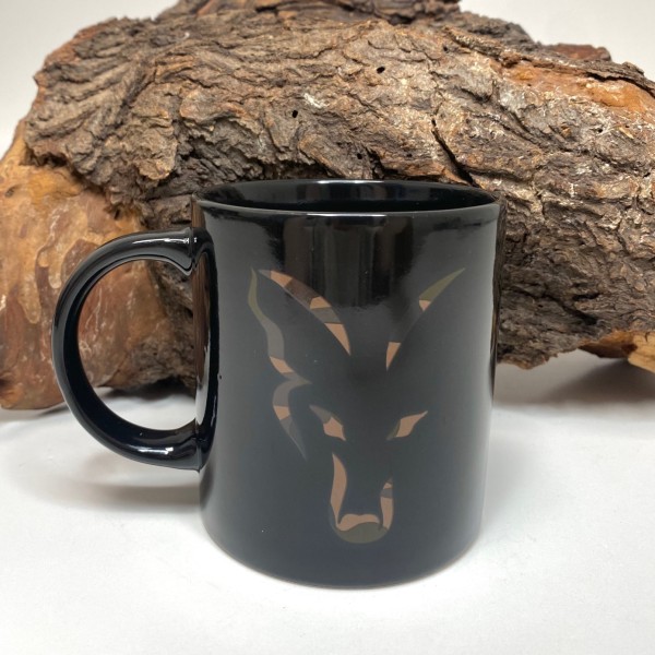 Fox Black Camo Head Ceramic Mug Tasse Keramiktasse 350ml