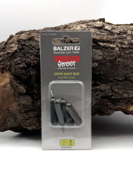 Balzer Shirasu Street Dropshot Blei lang 5g 10g 15g 20g 25g Eloxiert