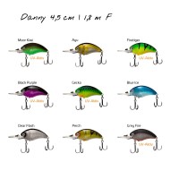 Zeck Danny 4,5cm 1,8m Tauchtiefe floating 9 Farben