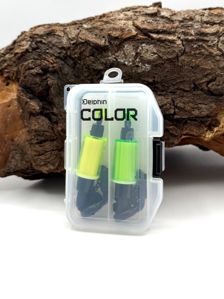 Delphin COLOR Hängebissanzeiger Set blau+rot grün+gelb