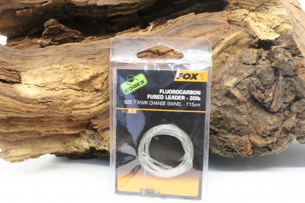 Fox Edges Fluorocarbon Fused Leader 30lb Size 7 115cm