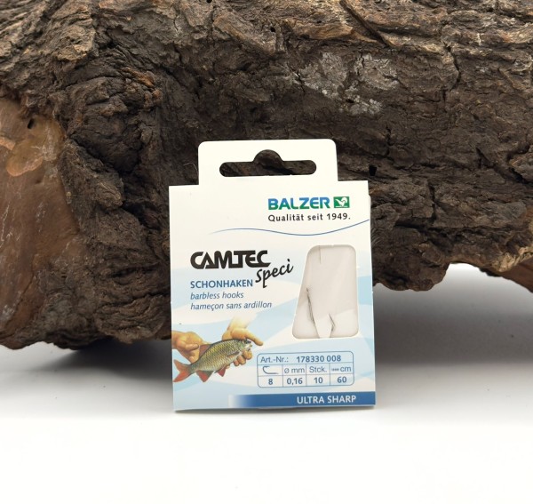 Balzer Camtec Speci Schonhaken Silber 60cm Gr. 2 4 6 8 10 12 14 16 18