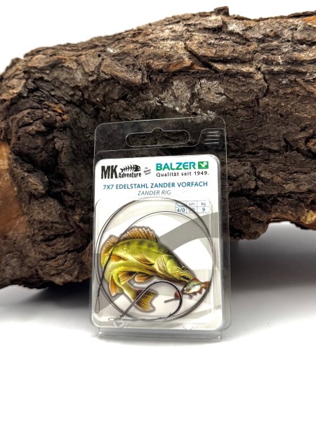 Balzer MK Adventure Zander System 7x7 Stahl 6kg 70cm 2/0 4/0 Matze Koch