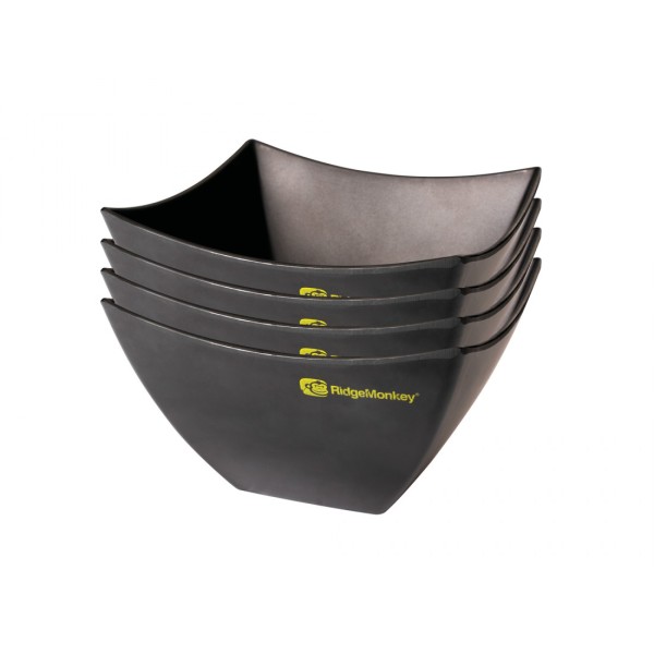 RidgeMonkey DLX Bowl Schüssel im Viererpack Outdoor Geschirr BPA-frei
