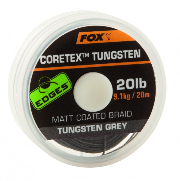 Fox Edges Coretex Tungsten Braid Grey 20m