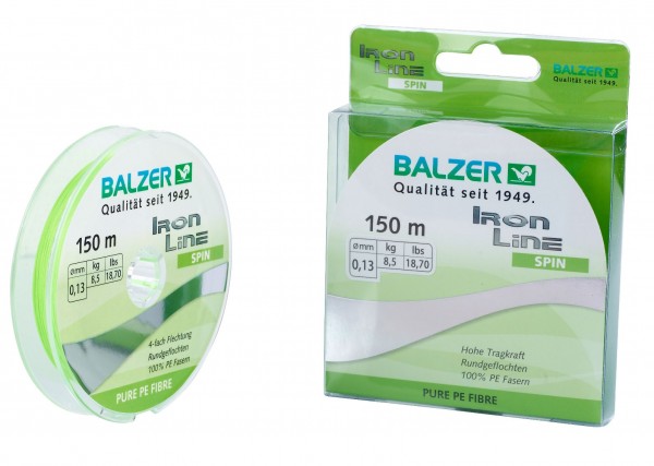 Balzer Iron Line Spin Chatreuse 150m