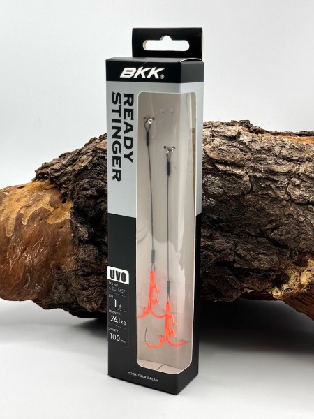 BKK Assist Spear Stinger HD 7x7 Wire Pike UVO #1 #1/0 #2/0 2 Stück