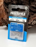Spro Freestyle Stainless Lure Loops 5mm x 10mm 10 Stück
