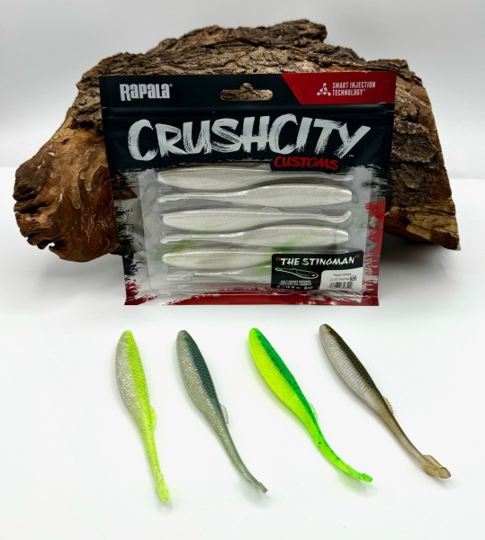 Rapala Crushcity Customs The Stingman 5" 12,5cm 8g 6 Stück 12 Farben