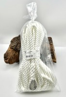 Allroundmarin Ankerleine PE Weiß Niro Kausche 10mm 20m Allroundmarin Ankerleine PE Weiß Niro Kausche 10mm 20m