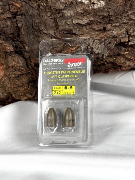 Balzer Shirasu Street Tungsten Patronenblei + 2 Glasperlen 3,5g-14,2g