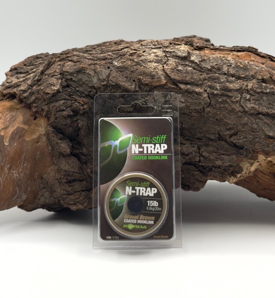Korda N-Trap Semi Stiff 15lb Gravel Brown SALE