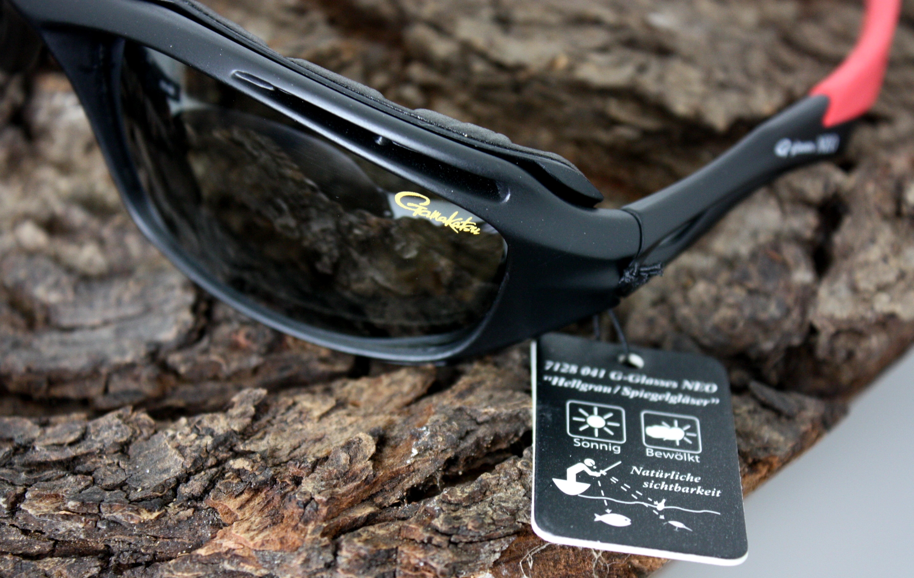 Spro Gamakatsu Polarisations Brille G-Glasses Over-G Light Green//Blue Sha