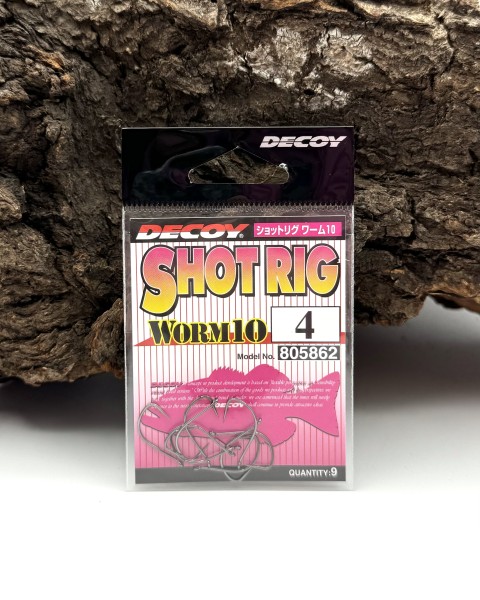 Decoy Shot Rig Worm10 Wacky Rig Haken Gr. 6 4 2 1 Made in Japan SALE