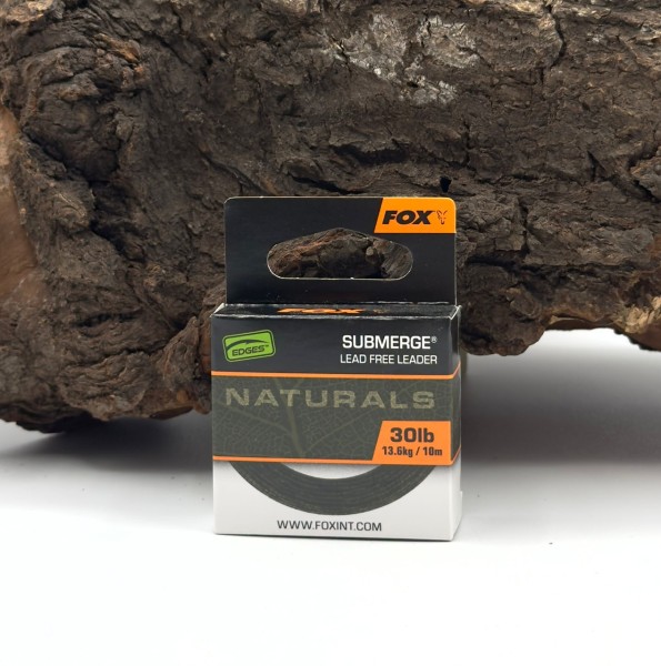 Fox EDGES Naturals Submerge Leader 30lb 10m 13,6kg SALE