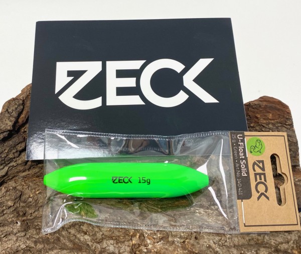 Zeck Wels U Float Solid Green 3g bis 40g