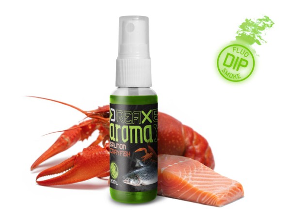 Delphin REAXE AromaX Fluo Dip Spray 30ml 12 Sorten Köderspray
