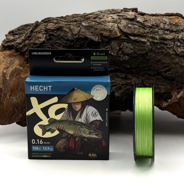 Lieblingsköder 8x geflochtene Zielfisch Schnur Chartreuse Distanzmarkierung