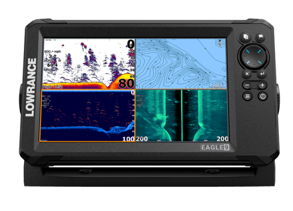 Lowrance EAGLE 9 mit TripleShot HD Echolot Geber & Basiskarte