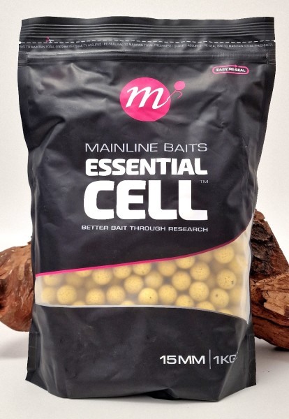 Mainline Shelf Life Boilies Essential Cell 15mm - 1kg