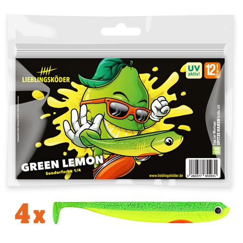 Lieblingsköder Green Lemon Rocky Nemo Heartbreaker 12,5cm