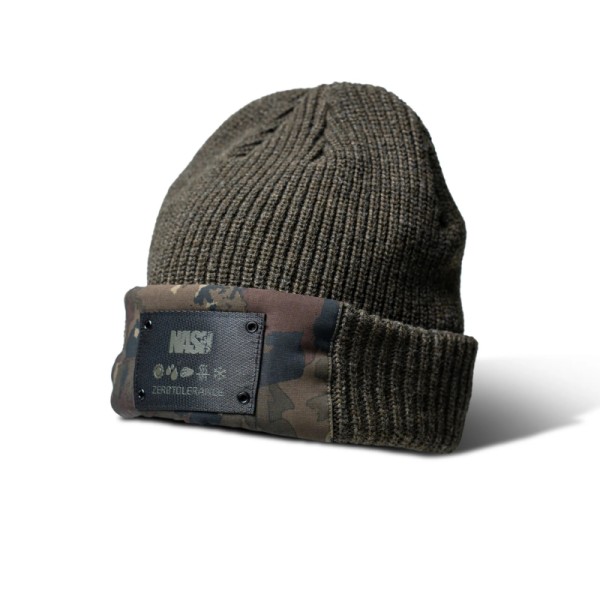 Nash ZT Woolly Hat Camo Panel Wintermütze