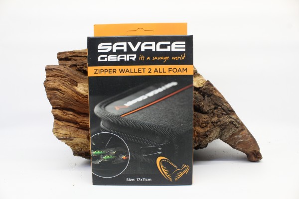 Savage Gear Zipper Wallet 1 & Zipper Wallet 2 all Foam
