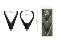 Delphin HoldSET Feeder Rutenhalter-Set Schwarz Universalgewinde