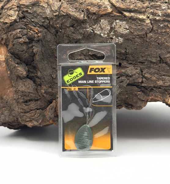 Fox Edges Tapered Main Line Stoppers 9 Stück
